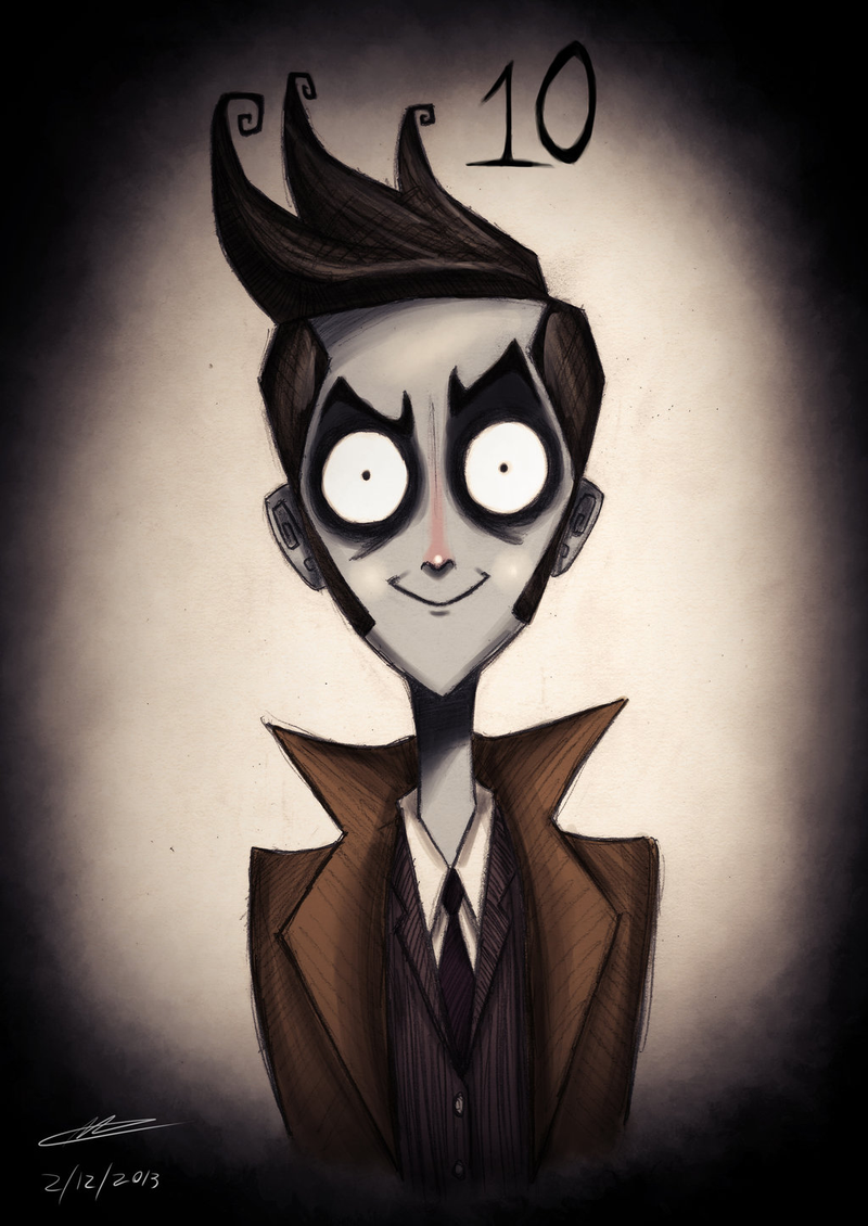 Illustration for article titled What if Tim Burton created Doctor Who?